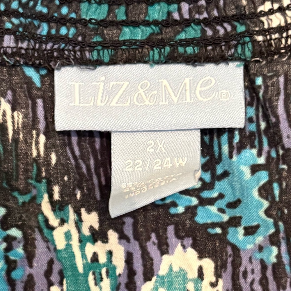 Women's Multicolor Patterned Top - Picture 2 of 2